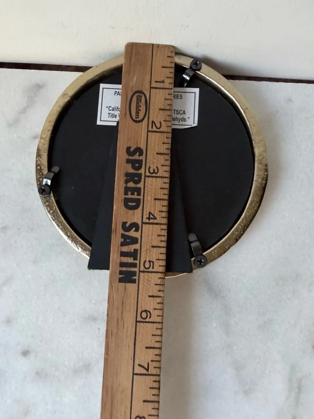 Gold Round Decorative Frame metal gold frame
